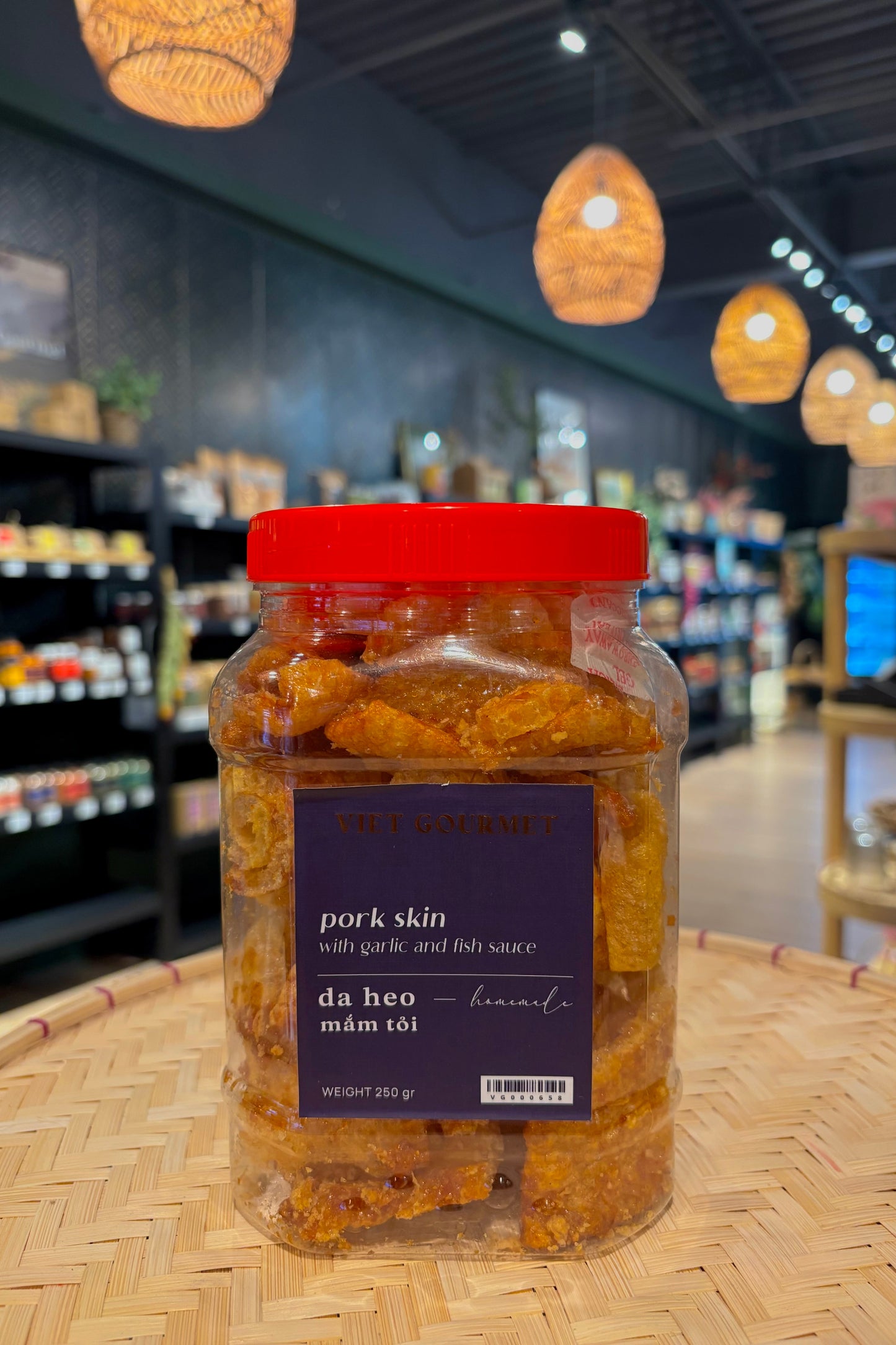 Viet Gourmet - Da Heo Mắm Tỏi | Pork Skin with Garlic and Fish Sauce