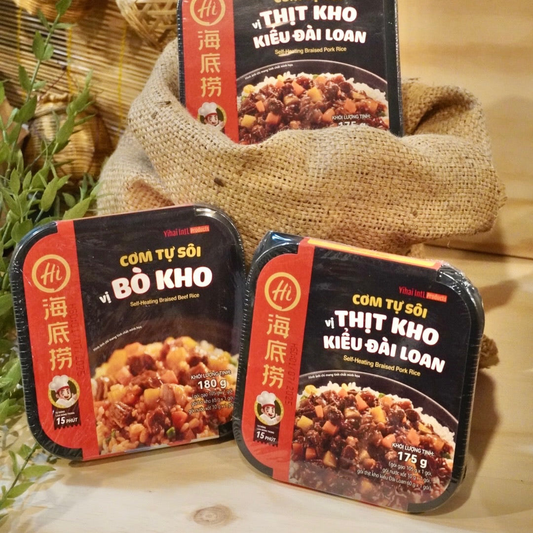 Yihai Intl - Cơm Tự Sôi Vị Bò Kho | Self-Heating Braised Pork Rice