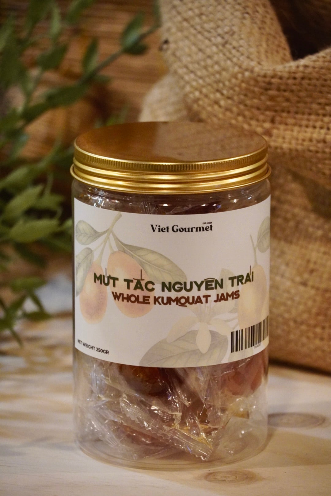 Viet Gourmet - Mứt Tắc Nguyên Trái | Whole Kumquat Jams
