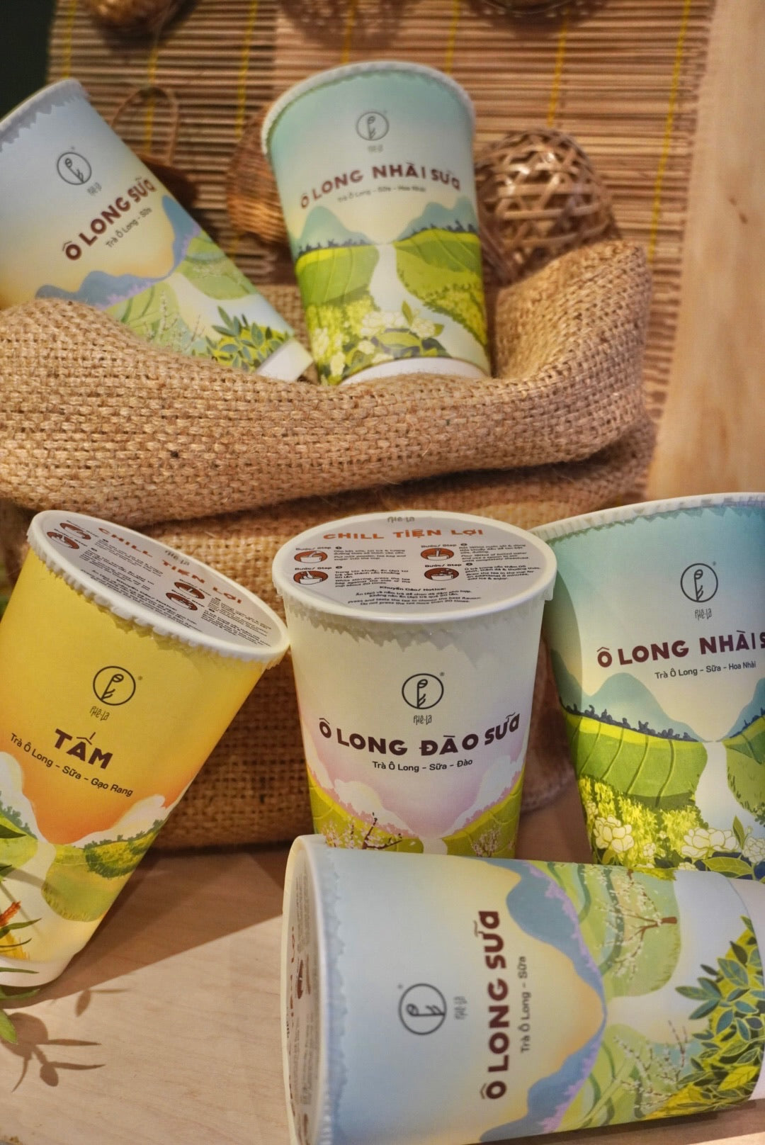 Phê La - Set 6 Ly Trà Sữa Tiện Lợi | Specialty Oolong Milk Tea Convenient