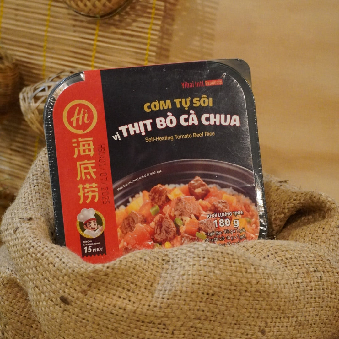 Yihai Intl - Cơm Tự Sôi Thịt Bò Cà Chua | Self-Heating Tomato Beef Rice