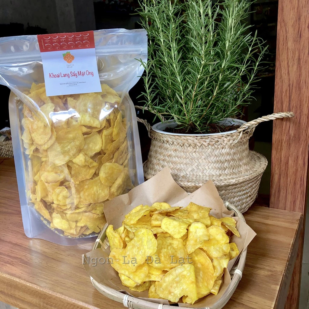 Ngon Lạ Đà Lạt - Khoai Lang Sấy Mật Ong | Honey Sweet Potato Chips