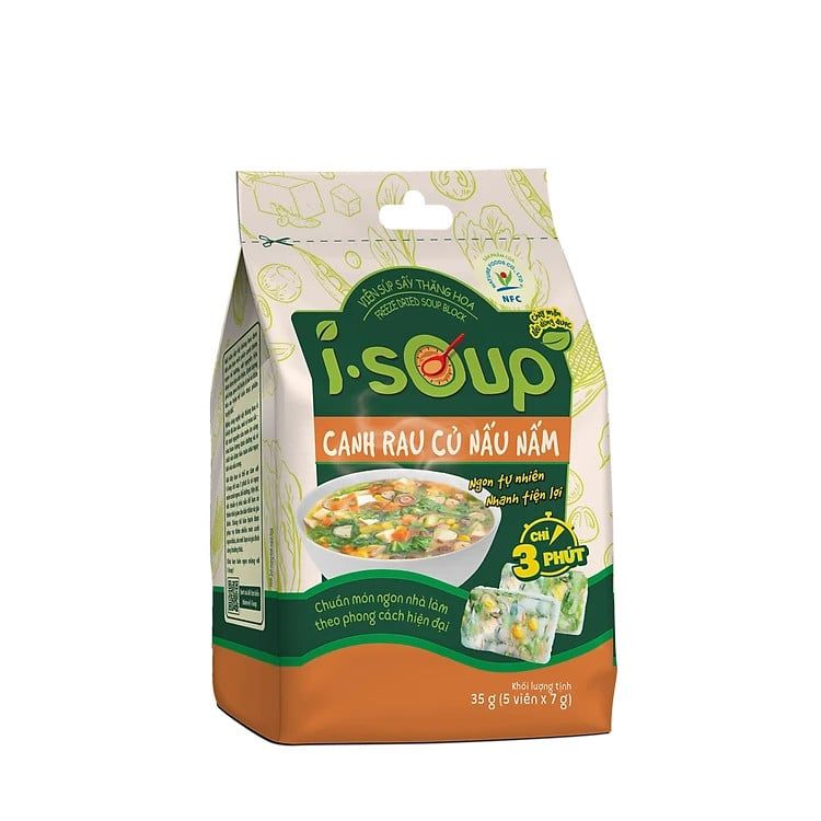 Isoup - Canh Rau Củ Nấu Nấm | Vegetable and Mushroom Soup