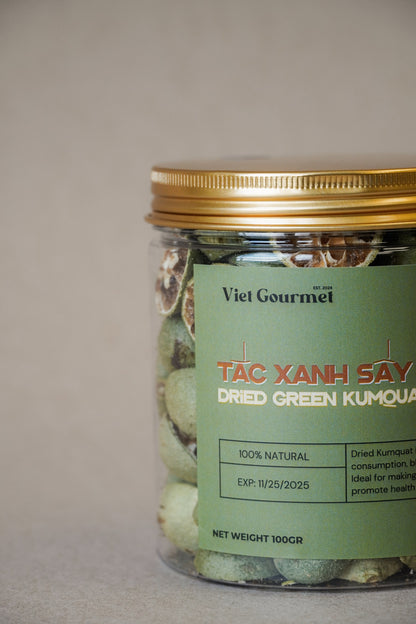 Viet Gourmet - Tắc Xanh Sấy Khô | Dried Green Kumquat