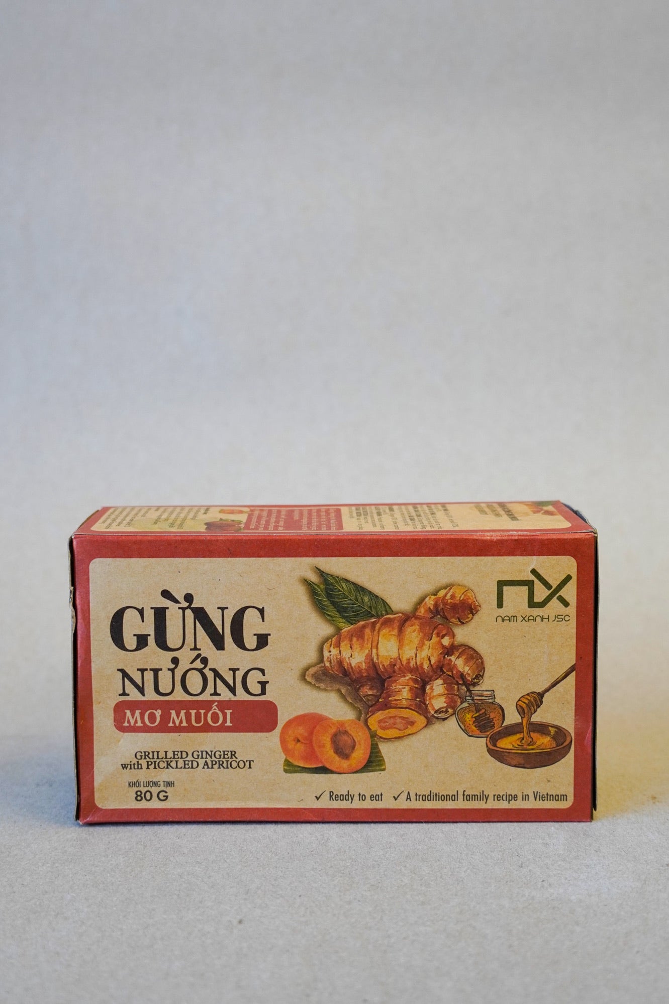 Nam Xanh - Gừng Nướng Mơ Muối | Grilled Ginger with Pickled Apricot