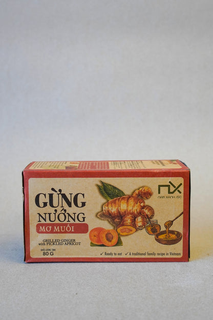 Nam Xanh - Gừng Nướng Mơ Muối | Grilled Ginger with Pickled Apricot