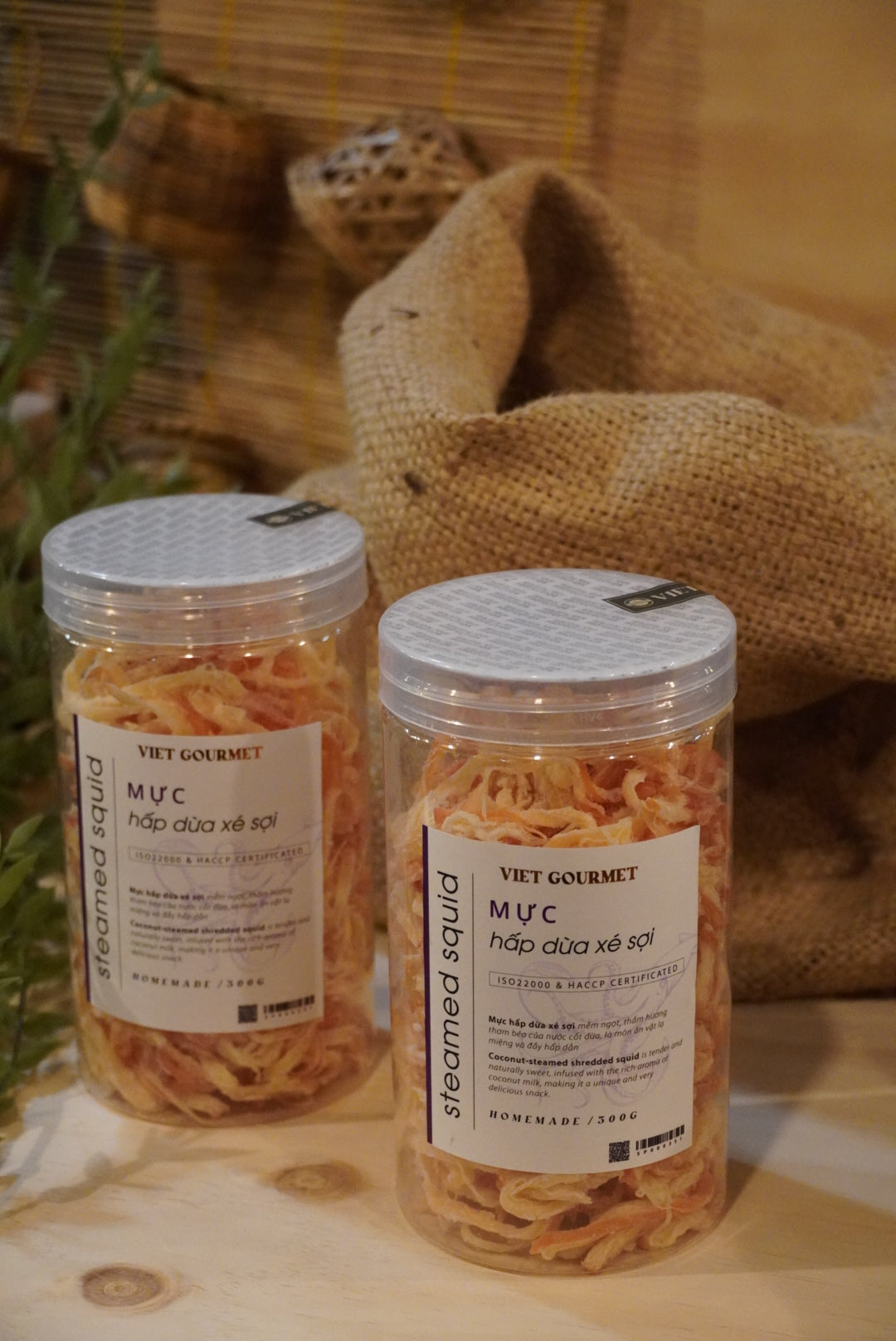 Viet Gourmet - Mực Hấp Dừa Xé Sợi | Steamed Squid