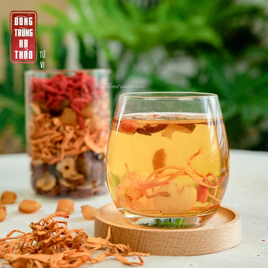 Viet Gourmet - Đông Trùng Tứ Vị Cao Cấp Mini | Premium Four-Flavor Cordyceps Mini