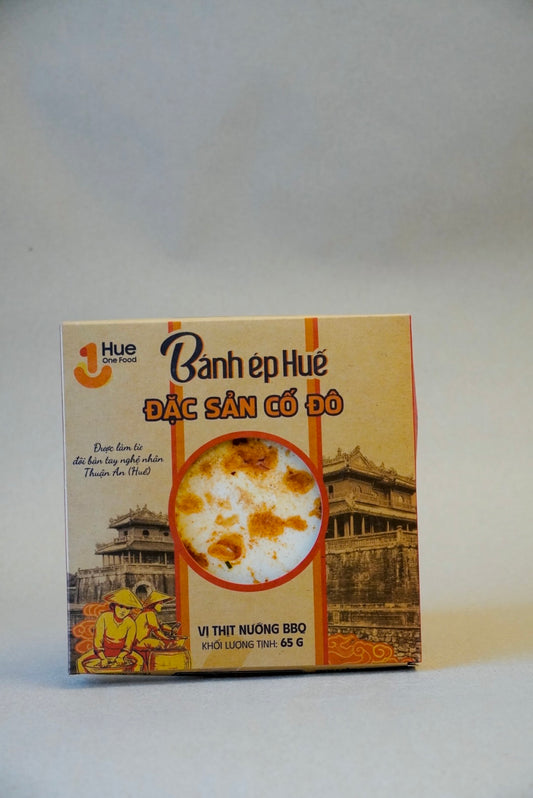 Hue One Food - Bánh Ép Huế Vị BBQ | Hue Grilled Rice Paper - BBQ Flavor [box/65gr]