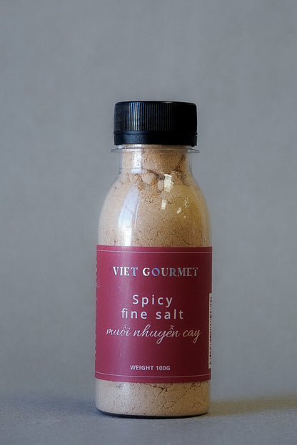 Viet Gourmet - Muối Nhuyễn Cay | Spicy Finely Ground Salt [100gr/bottle]