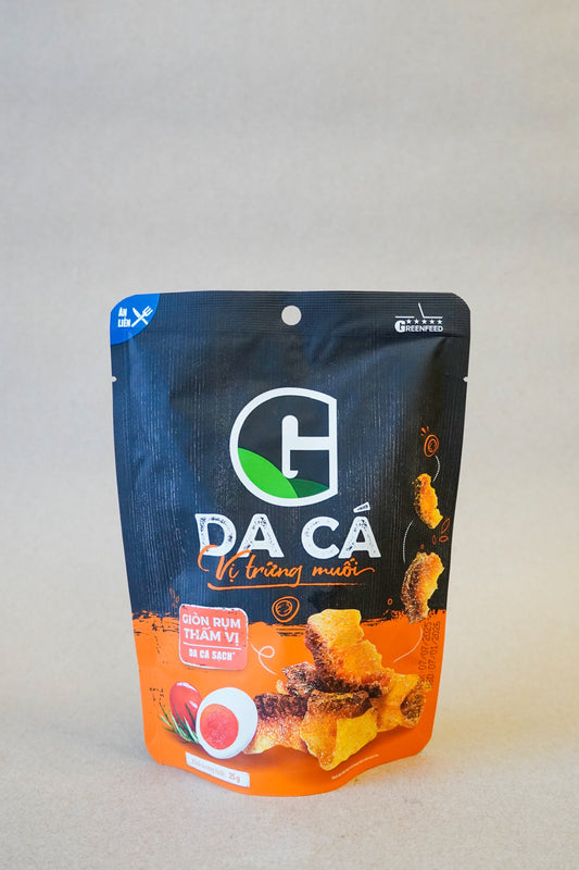 Greenfeed - Da Cá Trứng Muối | Salted Egg Fish Skin [bag/25gr]