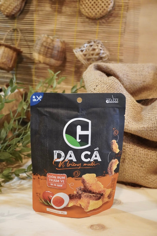 Greenfeed - Da Cá Trứng Muối | Salted Egg Fish Skin [bag/25gr]