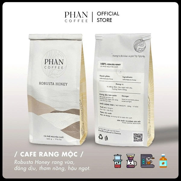Phan Coffee - Rosbusta Honey Pha Phin | Robusta Honey Ground Coffee