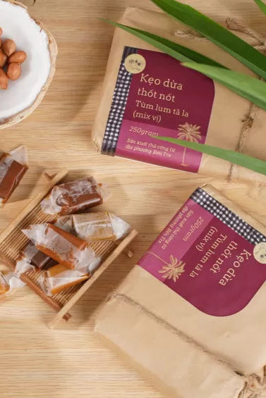 Chái Bếp - Kẹo Dừa Mix Vị | Coconut Candies - Mixed Flavors