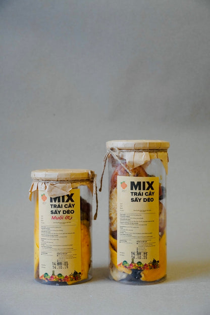 Ngon Lạ Đà Lạt - Trái Cây Sấy Dẻo Mix | Soft Dried Mixed Fruit [bottle/400gr]