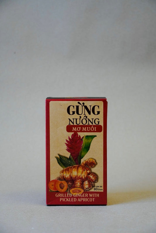 Nam Xanh - Gừng Nướng Mơ Muối | Grilled Ginger with Pickled Apricot