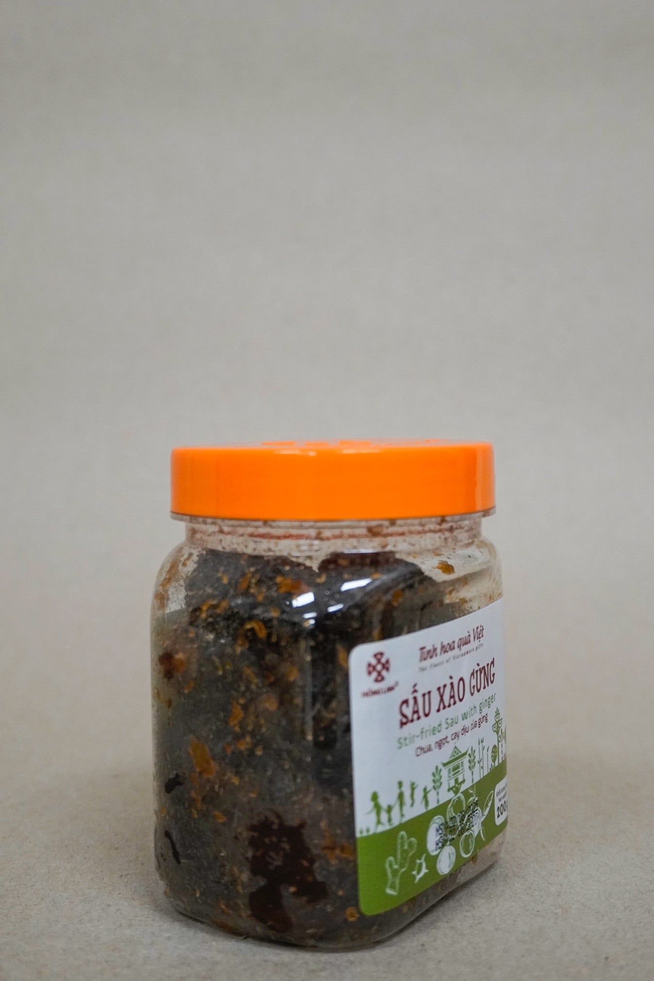 Hồng Lam - Sấu Xào Gừng | Stir-fied Sau with Ginger [jar/200gr]