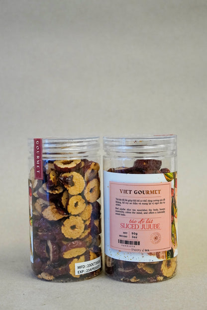 Viet Gourmet - Táo Đỏ Lát | Sliced Jujube [bottle/90gr]
