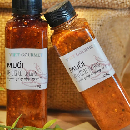 Viet Gourmet - Muối Chấm Siêu Cay | Super Spicy Dipping Salt [bottle/300gr]