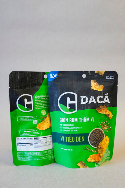 Greenfeed - Da Cá Vị Tiêu Đen | Black Pepper Fish Skin