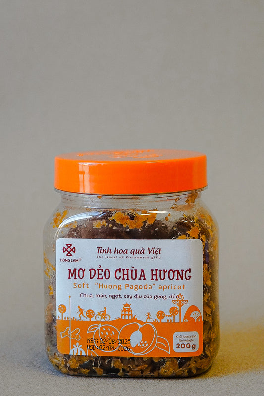 Hồng Lam - Mơ Dẻo Chùa Hương | Soft "Huong Pagoda" Apricot [200gr/bottle]