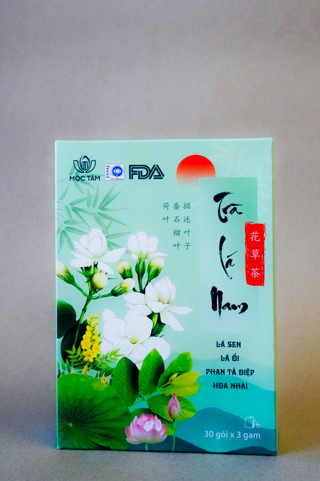 Mộc Lâm - Trà lá Nam [box/30 sticks x 3g]