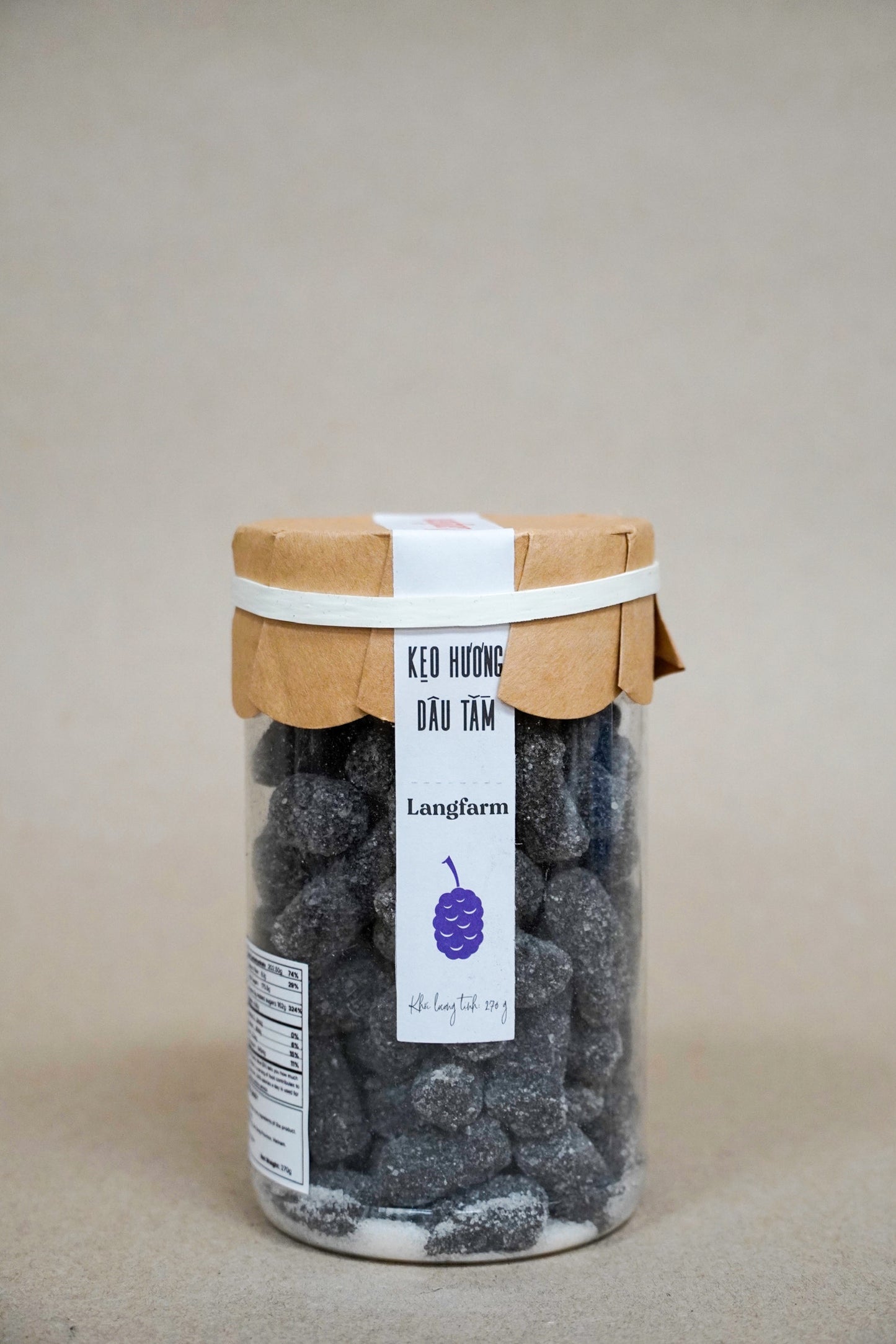L'angFarm - Kẹo Hương Dâu Tằm | Mulberry Flavor Candy [bottle/270gr]