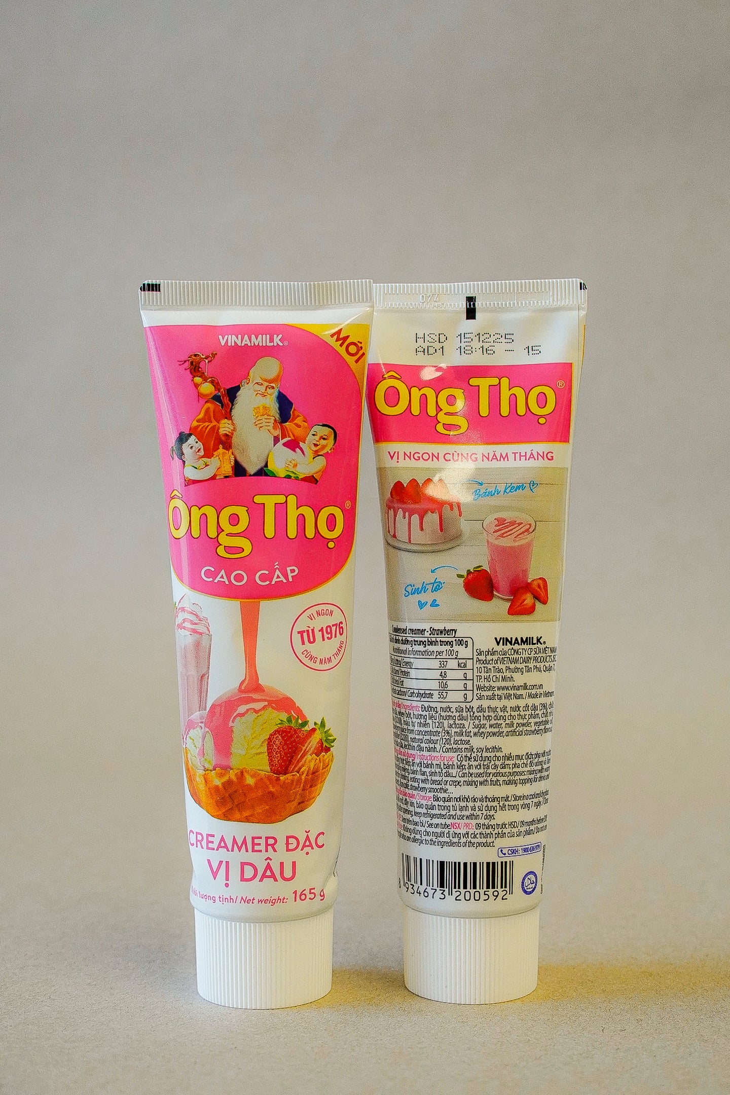 Vinamilk - Sữa Đặc Ông Thọ Vị Dâu | Creamer Strawberry Flavor