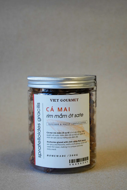 Viet Gourmet - Cá Mai Rim Mắm Ớt Sa Tế | Spratelloides Gracilis