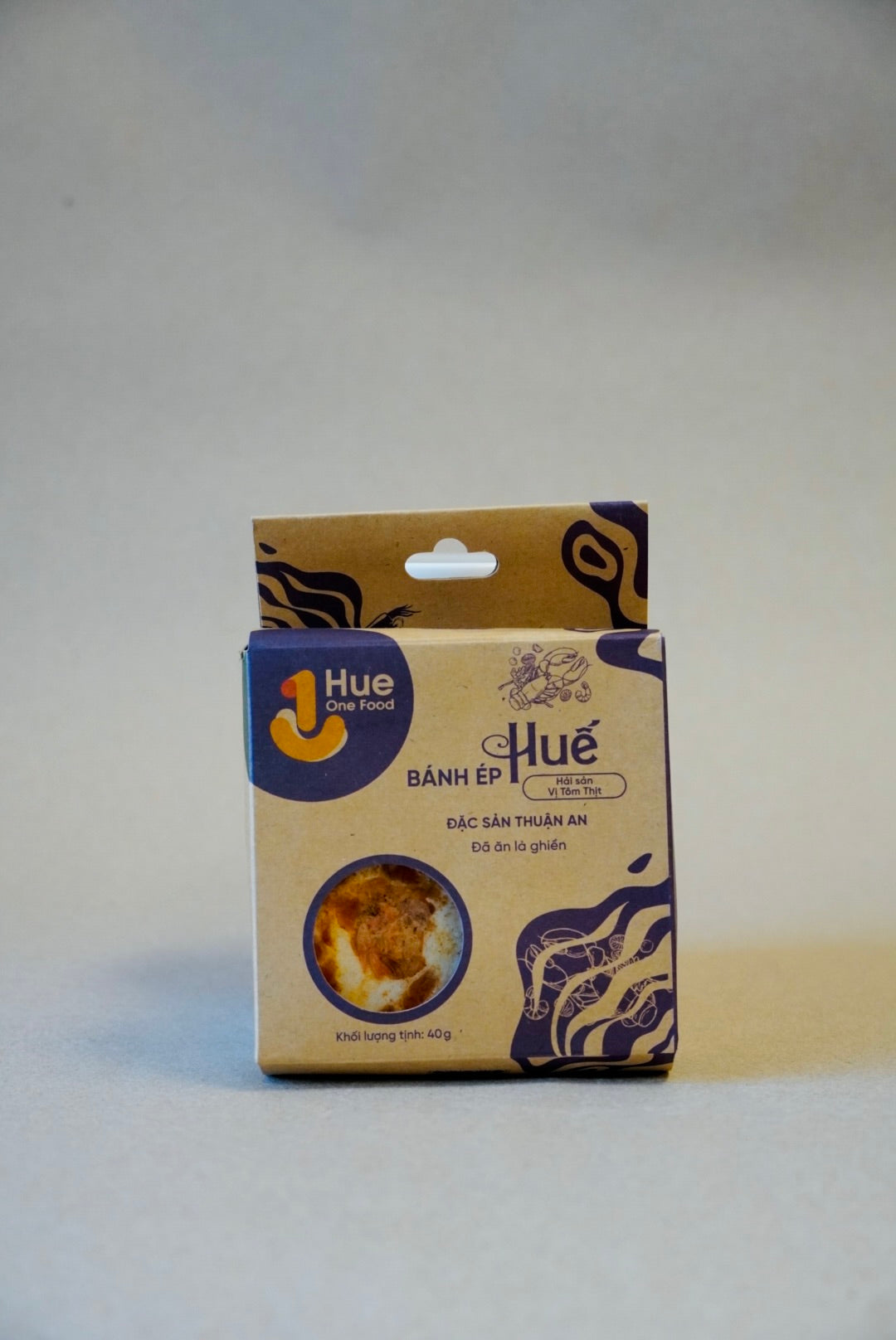 Hue One Food - Bánh Ép Huế Vị Hải Sản | Hue Grilled Rice Paper Seafood Flavor [box/40gr]