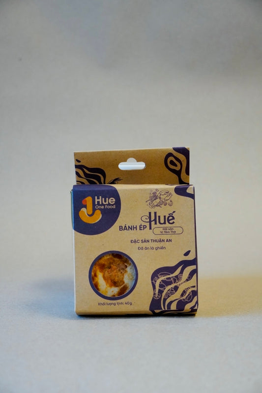 Hue One Food - Bánh Ép Huế Vị Hải Sản | Hue Grilled Rice Paper Seafood Flavor [box/40gr]