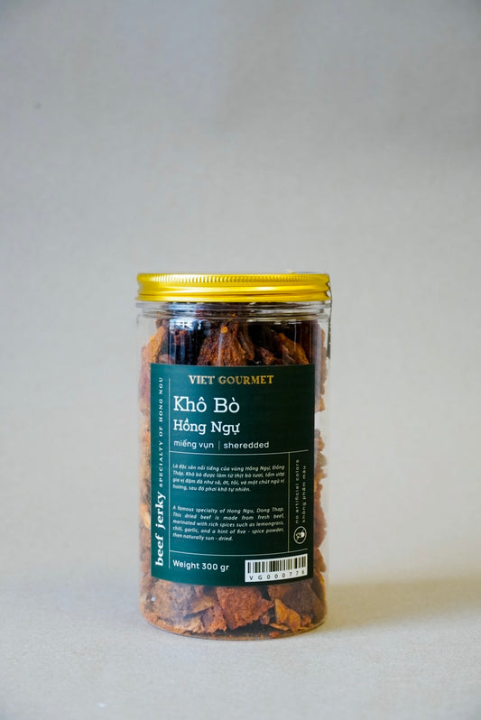 Viet Gourmet - Khô Bò Vụn Hồng Ngự | Hong Ngu Shredded Dried Beef Jerky