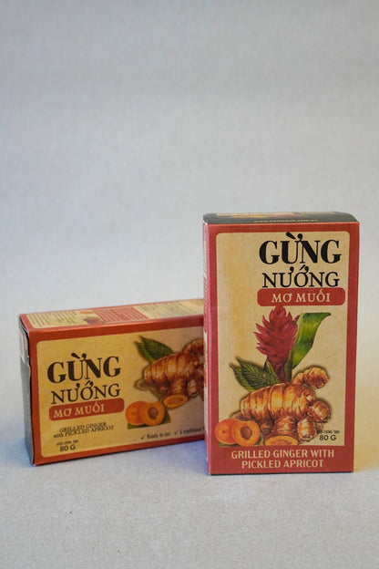 Nam Xanh - Gừng Nướng Mơ Muối | Grilled Ginger with Pickled Apricot