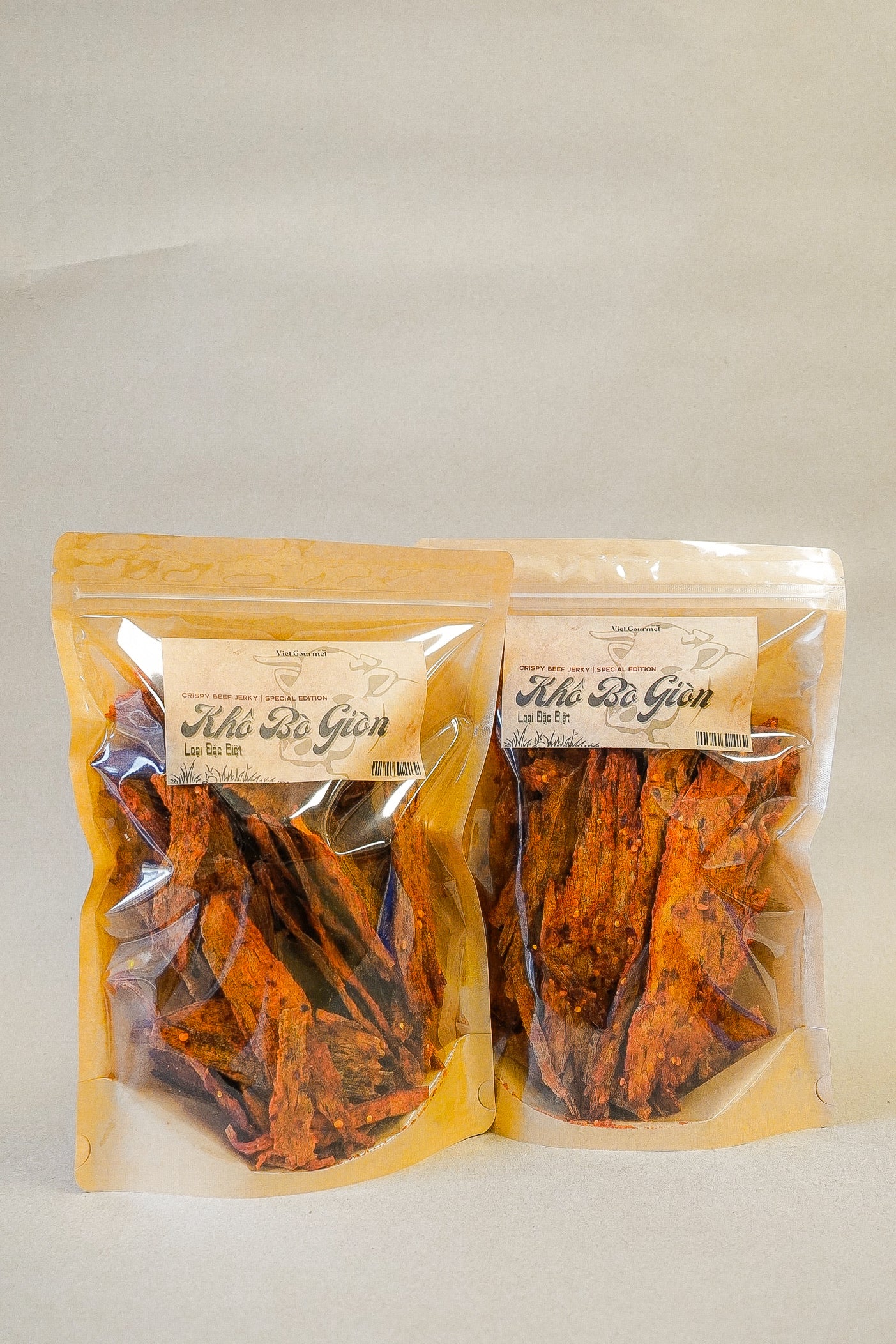 Viet Gourmet - Khô Bò Giòn Loại Đặc Biệt | Crispy Beef Jerky Special Edition [300gr]