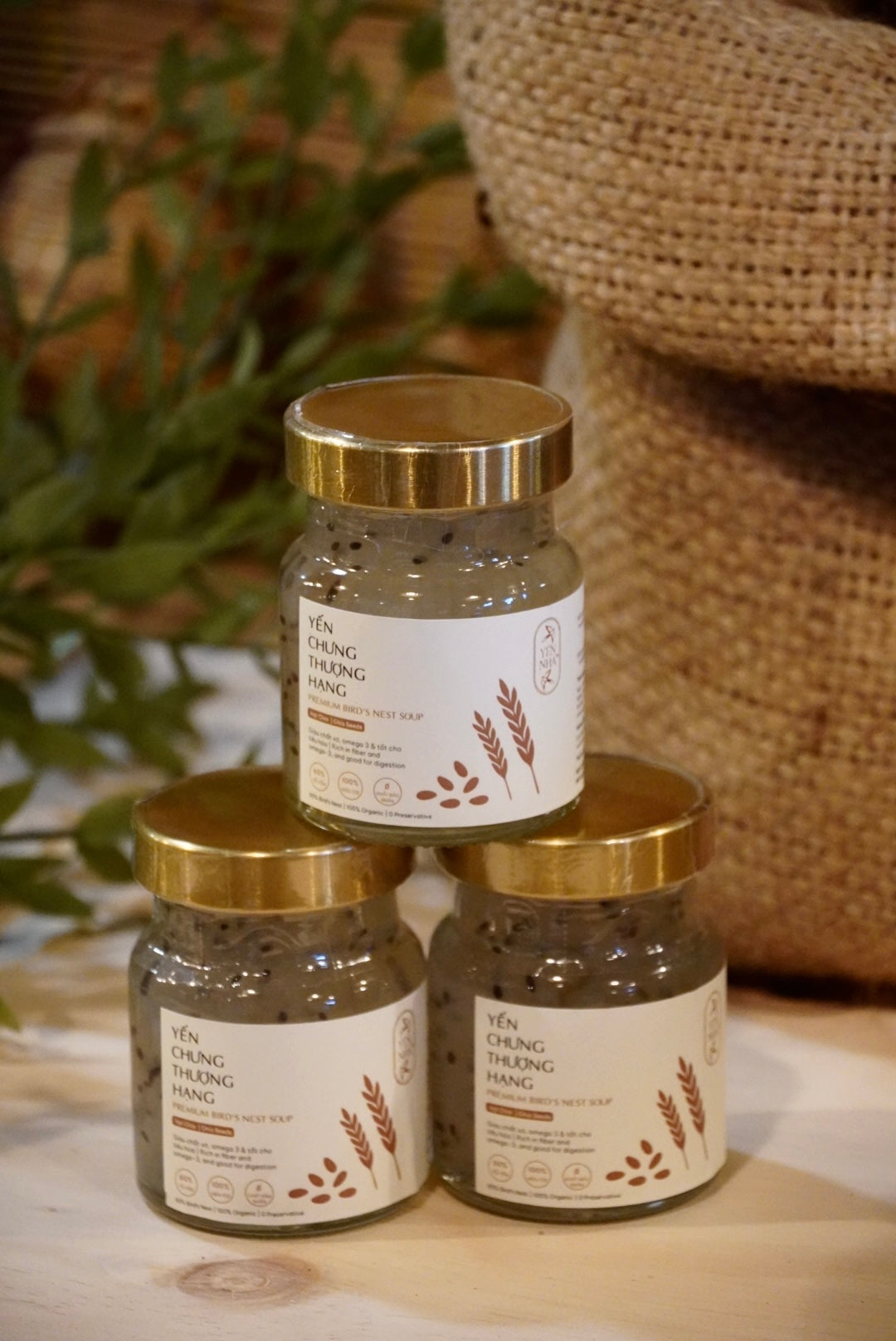 Yến Nhà - Yến Chưng Thượng Hạng Hạt Chia | Chia Seed Bird's Nest Soup