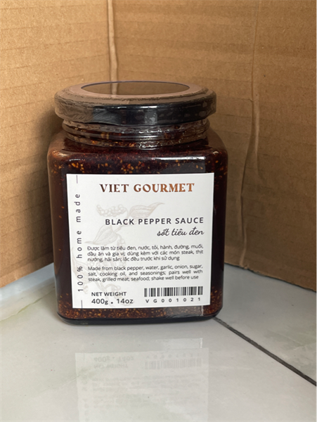 Viet Gourmet - Sốt Tiêu Đen | Sweetened Ripe Pepper