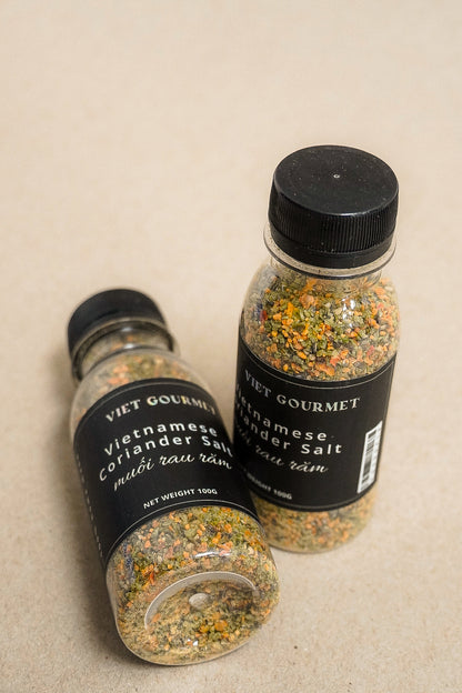 Viet Gourmet - Muối Rau Răm | Vietnamese Coriander Salt [Bottle/100gr]