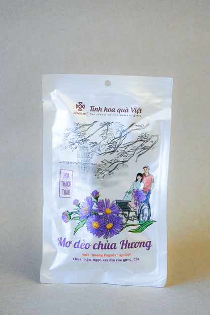Hồng Lam - Mơ Dẻo Chùa Hương | Soft "Huong Pagoda" Apricot [80gr/bag]