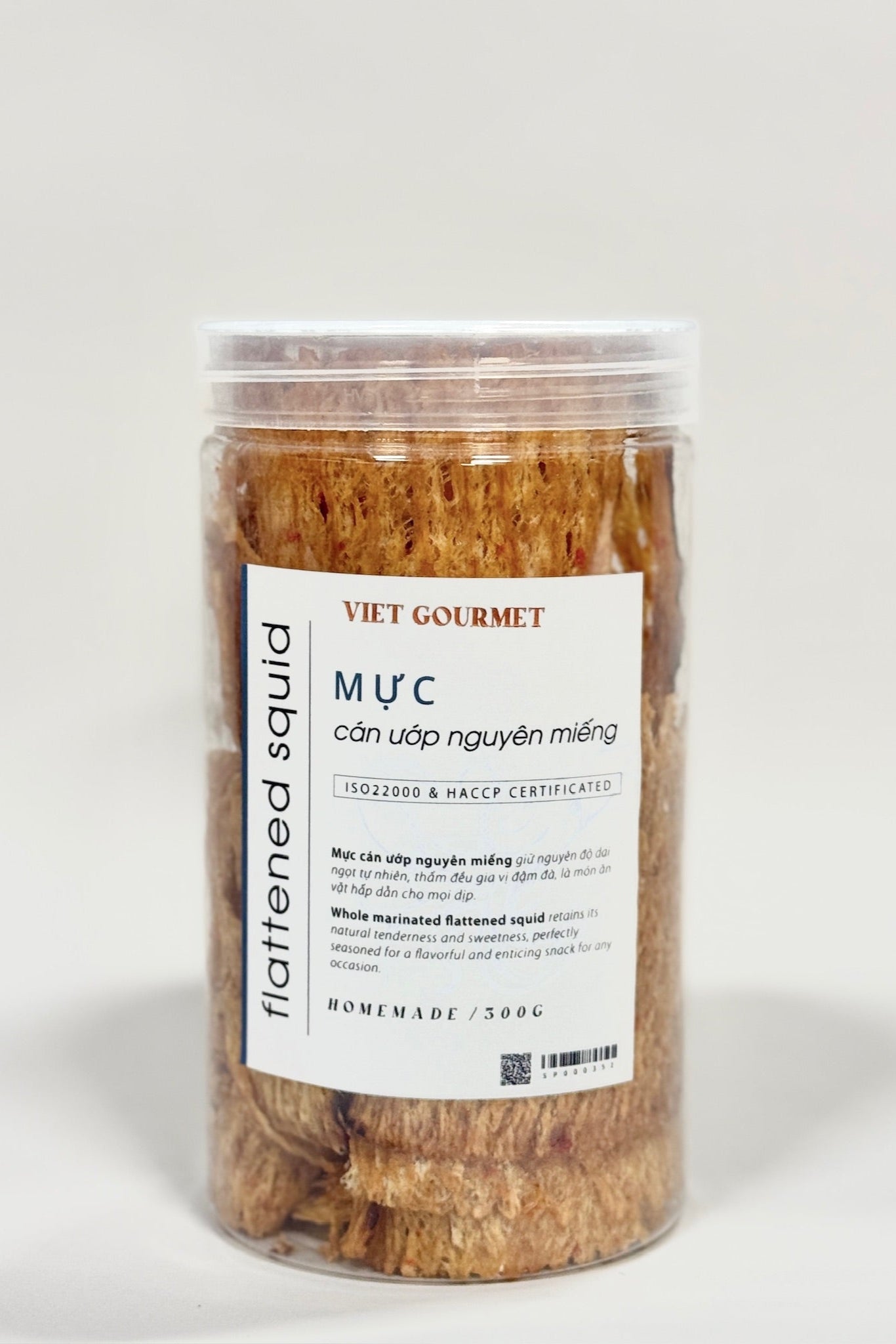 Viet Gourmet - Mực Cán Ướp Nguyên Miếng | Flattened Squid