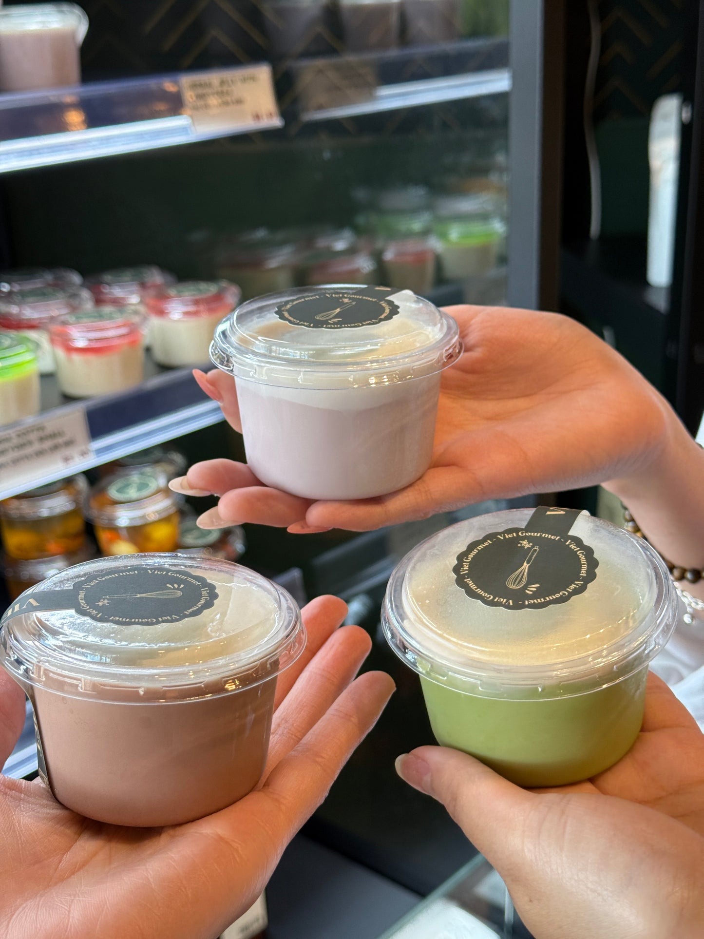 Dessert - Tàu Hũ Sốt Kem Vị Matcha | Creamy Tofu Pudding - Matcha Flavor