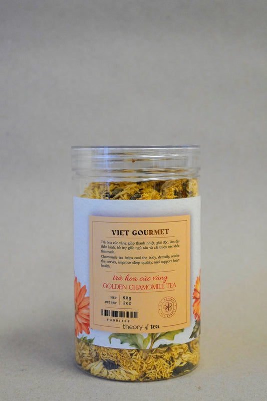 Viet Gourmet - Trà Hoa Cúc Vàng | Golden Chamomile Tea [bottle/50gr]