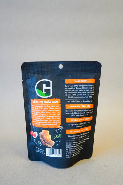 Greenfeed - Da Cá Trứng Muối | Salted Egg Fish Skin [bag/25gr]