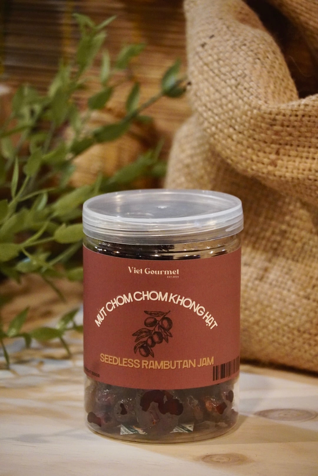 Viet Gourmet - Mứt Chôm Chôm Không Hạt Sấy | Seedless Rambutan Jam