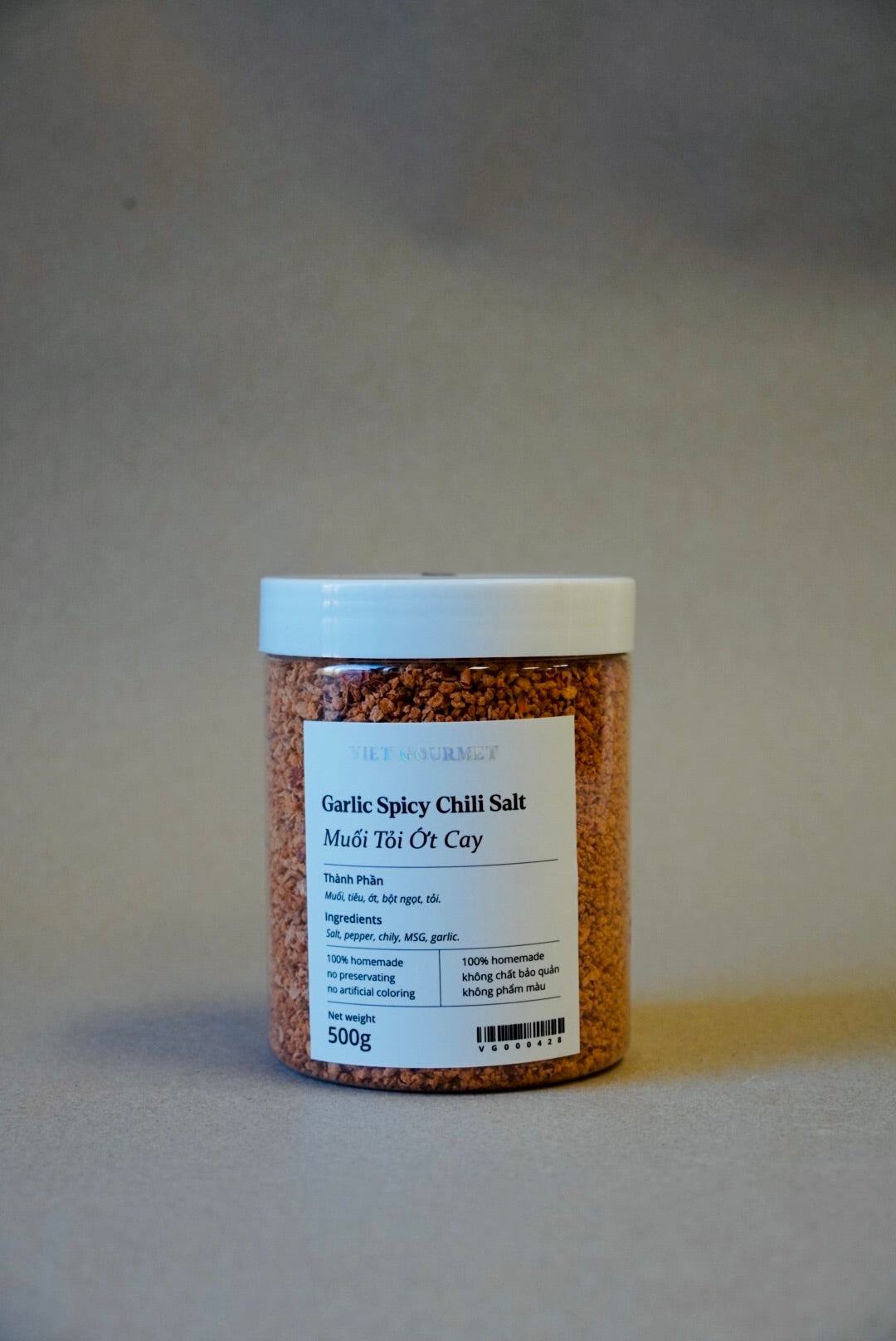 Viet Gourmet - Muối Tỏi Ớt Cay | Garlic Chili Salt [bottle/500gr]
