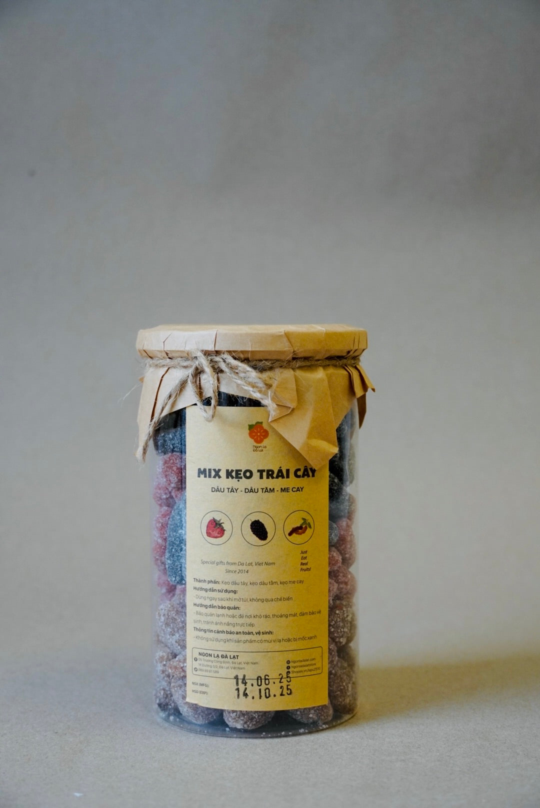 Ngon Lạ Trái Cây - Kẹo Trái Cây Mix | Mixed Fruit Candies [bottle/550gr]