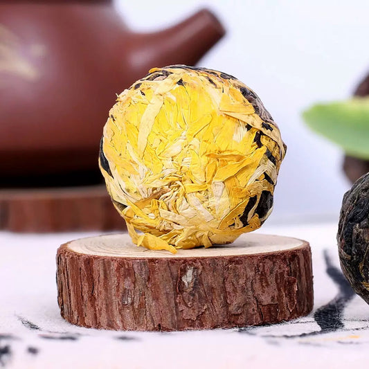 Viet Gourmet - Phổ Nhĩ Viên Hoa Cúc Vàng | Chrysanthemum Black Fungus Balls