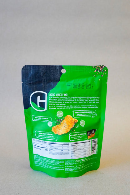 Greenfeed - Da Cá Vị Tiêu Đen | Black Pepper Fish Skin