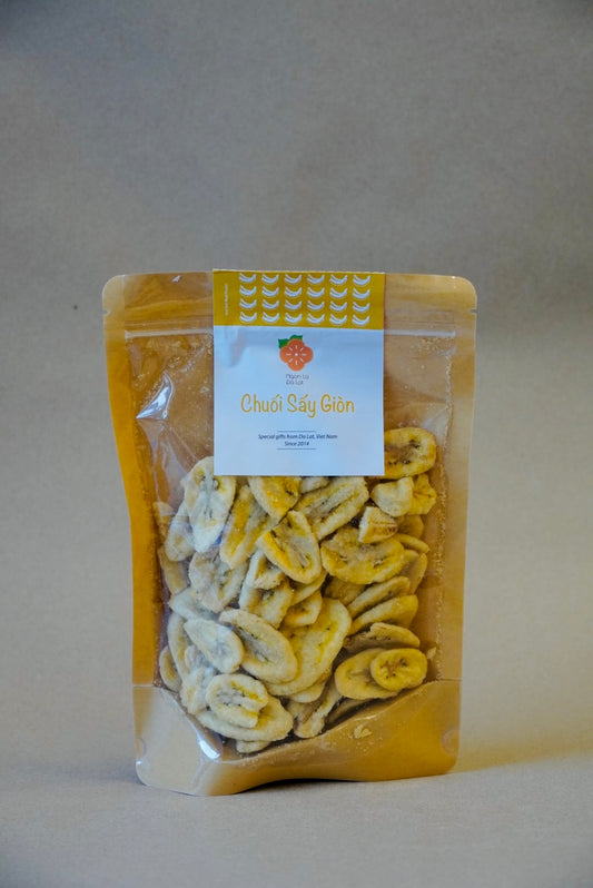 Ngon Lạ Đà Lạt - Chuối Sấy Giòn | Dried Banana [bag/200gr]