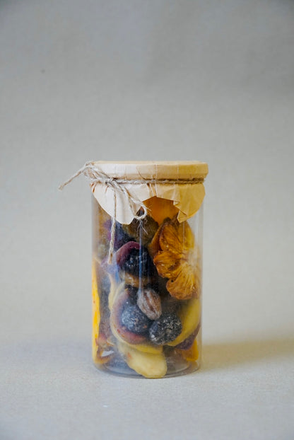 Ngon Lạ Đà Lạt - Trái Cây Sấy Dẻo Muối Ớt Mix | Soft Dried Mixed Fruit with Salt [bottle/350gr]