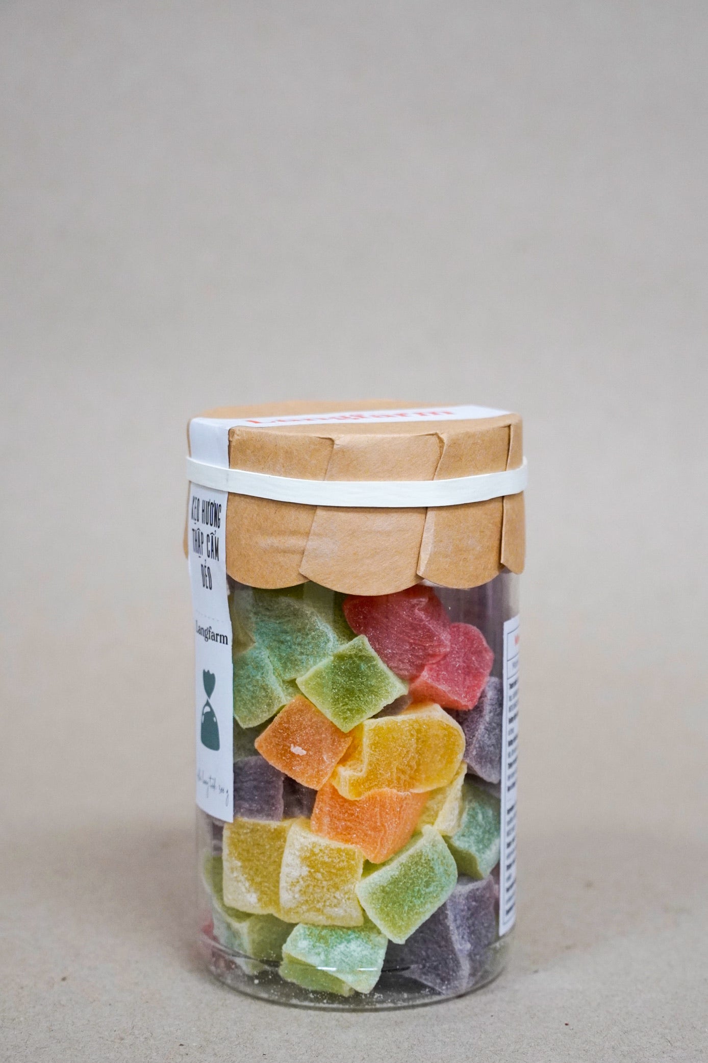 L'angFarm - Kẹo Hương Thập Cẩm Dẻo | Mixed Flavor Jelly Candy [bottle/270gr]